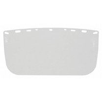 Bullard Hard Hat Clear Visor,Flat,Polyester 840ME