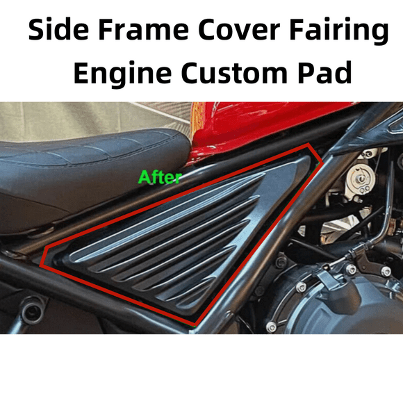 Glossy black motorcycle bat cover suitable for Honda Rebel CMX 300 500 ABS 2017-2022-