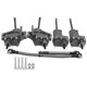 thumbnail image 1 of Front Rear Portal Axle with Steering Drive Shaft for Axial SCX10 II 90046 90047 RC Car, Titanium, 1 of 4