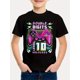 thumbnail image 1 of Boy'S Casual Summer T-Shirt - "Easily Distracted by Airplanes" Graphic Print, Short Sleeve, Round Neck, Lightweight & Stretchy Fabric, Perfect for Casual Attire, Casual Summer Wear | Ca, 1 of 5