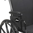 thumbnail image 5 of Silla de ruedas ligera Drive Medical Cruiser III con brazos abatibles y extraíbles, reposapiés abatibles y asiento de 16 pulgadas, 5 of 5