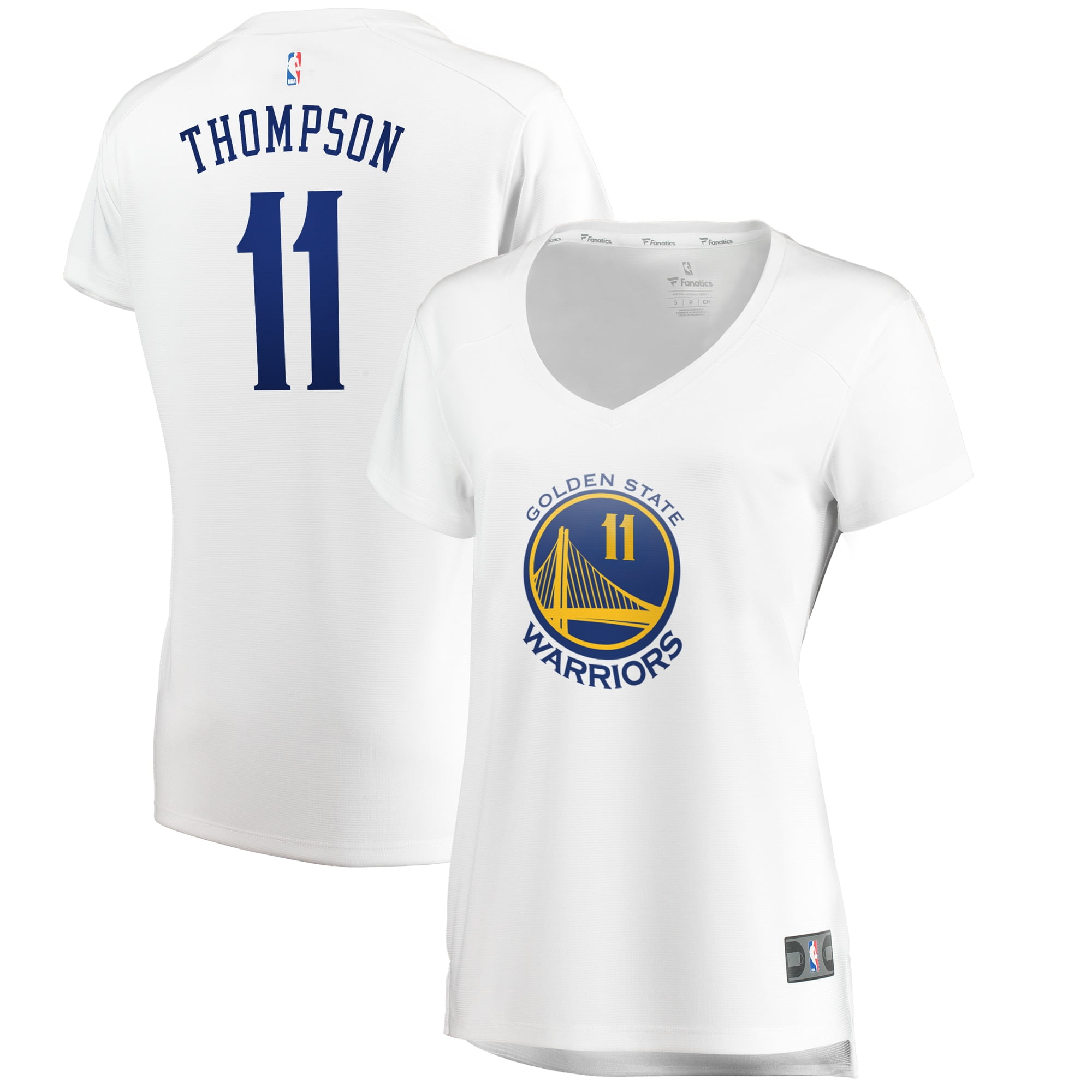klay thompson white jersey
