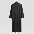 thumbnail image 4 of INCERUN Mens Muslim Dishdash Abaya Kaftan Jubba Saudi Full Length Long Robe Thobe Kaftan, 4 of 9