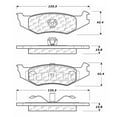 thumbnail image 2 of Centric Parts 300.05120 Semi Metallic Brake Pad with Shim, 2 of 5
