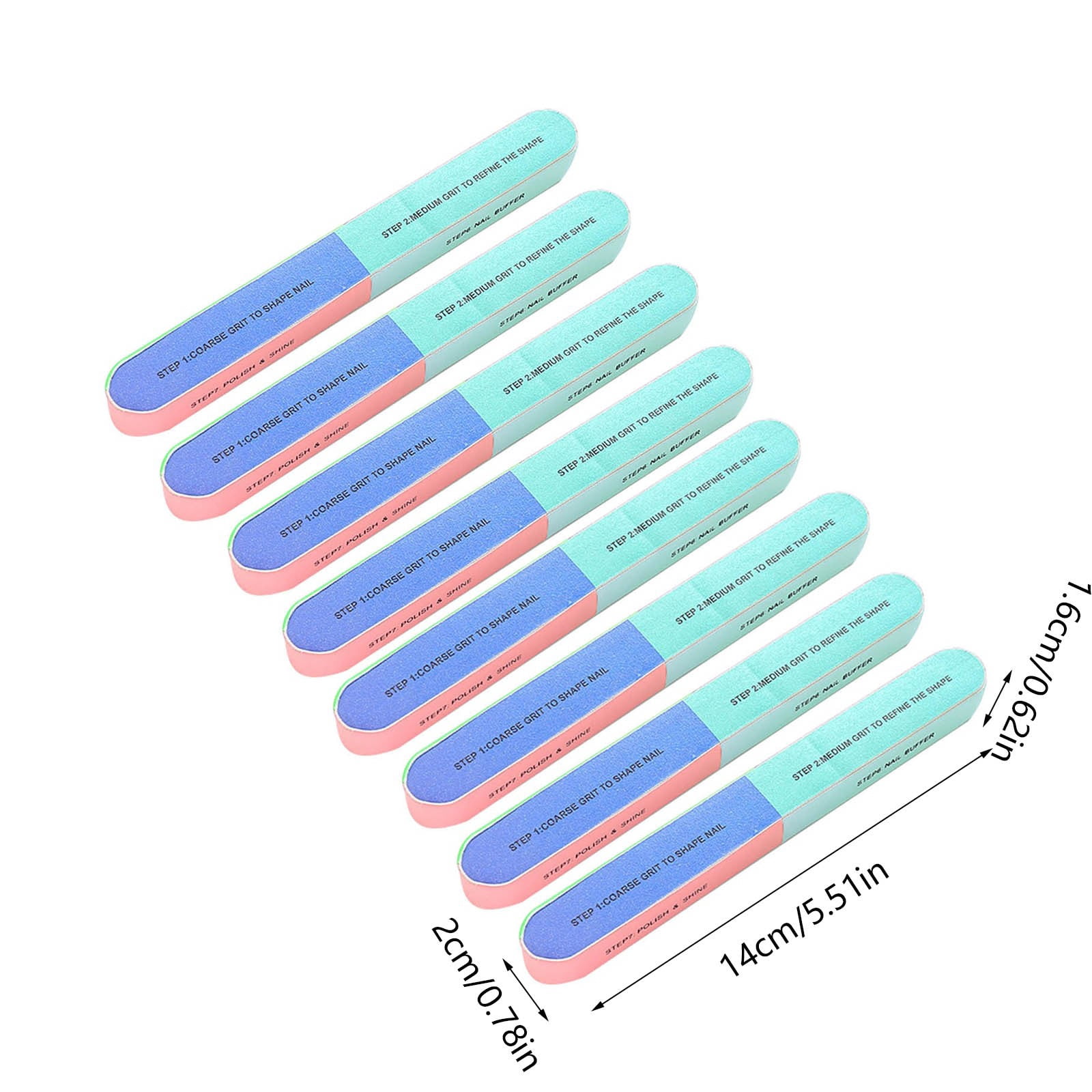 Nail Filers for Acrylic Nails Emery for Toenails Nail Sanding Bands 80 Curved Nail File for Gel Nails Nail Fillers 100/180 Acrylic Nail Filler Belle E File Nail Buffing for Dip Mini Nail File 240/240