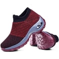 thumbnail image 1 of HAOSHIDUO Calzado de Caminata para Mujer Tenis Ligeras cómodas Malla Rojo 25.0 cm Rojo 25.0 cm Xishao ropa, 1 of 2