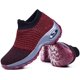 thumbnail image 1 of HAOSHIDUO Zapatillas de Tenis para Mujer Ligeras cómodas de Malla Calzado de Caminata para Mujer sin Cordones Rojo 26.0 cm Rojo 26.0 cm Xishao ropa, 1 of 2