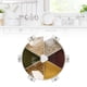 thumbnail image 5 of Dispensador de cereales giratorio de pared con almacenamiento sellado separado - Blanco Gris, 5 of 10