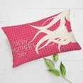 thumbnail image 4 of Happy Mother‘s Day Throw Waist Pillow Cases 12x20 Inch Pink Black Polka Dots with Mother‘s Hair Pillow Covers Mom Gifts Home Sofa Couch Decorative Throw Waist Cushion Cover Oblong, 4 of 6