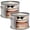 Gray, variant on Deago 2 Pack Large Clear Hat Storage Boxes, Foldable Round Cowboy Hat Organizer for Closet, Wide Brims Hat Case with Carrying Handles, Hat Bag
