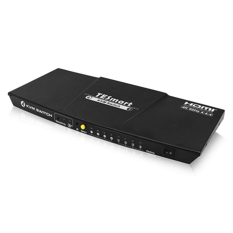 4K Switch 5 Port with IR Remote for Blu-ray,media player TESmart