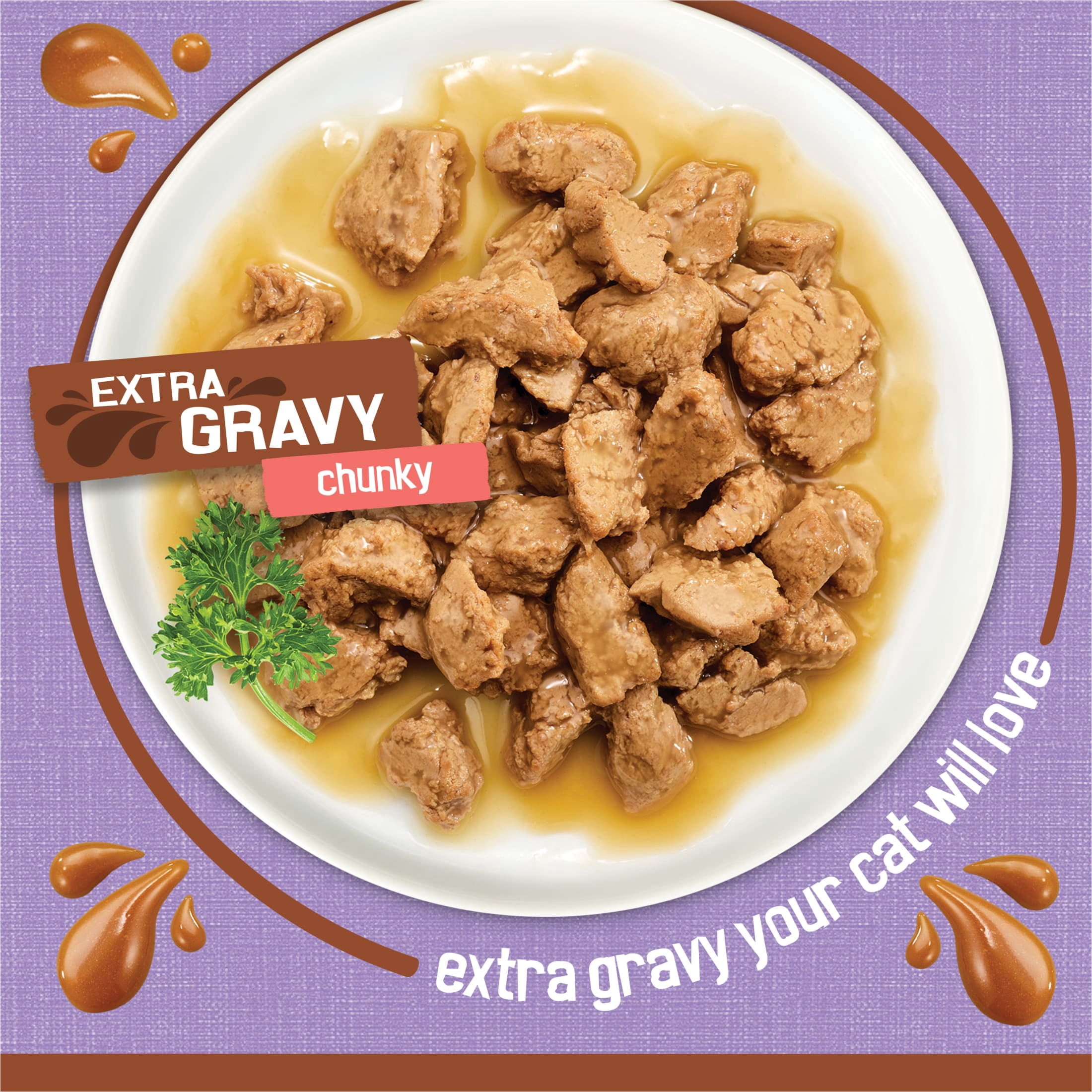 (12 pack) Purina Friskies Extra Chunky Gravy, Soft Turkey, Wet Cat Food, 5.5 oz Cans, 24 Pack