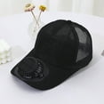 thumbnail image 4 of Chmadoxn Home Decor, Room Decor, Solar Powered Fan Hat Breathable Sunscreen Hat Solar Powered Charging Fan Hat Hat With Fan Solar Charging Sunscreen Sunhat USB Portable Small Fan Polyester Fan Hat, 4 of 6