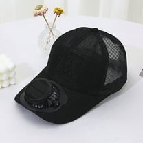 COM1950s Solar Fan Hat,Adjustable Cooling Sun Hat with Usb Rechargeable and Detachable Fan for Outdoor Activities,Head Size 21.3-23.2 in for Adults