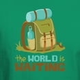thumbnail image 3 of CafePress - The World Is Waiting T Shirt - Men's Classic Graphic Cotton T-Shirt, 3 of 4