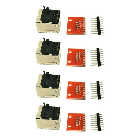 Conectores de Clavija Zulema 8-P Adaptador de Licencia para Conectores Ethernet