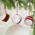 thumbnail image 4 of 4PCS Festive Drum Tree Decorations, Soft Fabric Foam Ornaments for Christmas Home Holiday, 4 of 9