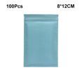 thumbnail image 3 of Advancent 100 piezas de bolsas con cierre hermético de papel de aluminio, bolsas de embalaje con cierre hermético de varios tamaños, paquete de Almacenamiento y organización del hogar Azul 8*12 CM Advancent HA077054-08, 3 of 6