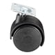 thumbnail image 3 of 4 PCS Ruedas giratorias giratorias de 1.5 pulgadas Nylon 360 GRADO PLACA SUPERIOR MONTAJE RUEDA DE RUEDA DE CASER 33LB CAPACIDAD, 3 of 3