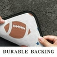 thumbnail image 6 of White Background Football Helmets Pattern Door Rugs,Washable Non Slip Door Mats Indoor,Decorative Door Mats,Entry Mat Indoor for Entrance,Bedroom,Kitchen,Bathroom,30"x17", 6 of 6