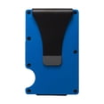 thumbnail image 3 of Tarjetero para tarjetas de crédito para hombre, cartera compacta con capacidad para 15 tarjetas y dinero, tarjetero minimalista y delgado para marido, Azul, 3 of 8