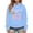 Sky Blue, variant on Girls Tracksuit 67 Pullover Hoodie Kids Hop Casual Outfit Black 2 Y-3 Y