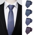 thumbnail image 2 of Cravate de Noël Mode Grand Jacquard Imprimé Cravate Formelle pour Hommes, 2 of 4