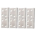 thumbnail image 5 of DRAFIDEEP 4Pcs Durable Hinges for Commercial Restroom Door Hinge Silver, 5 of 8