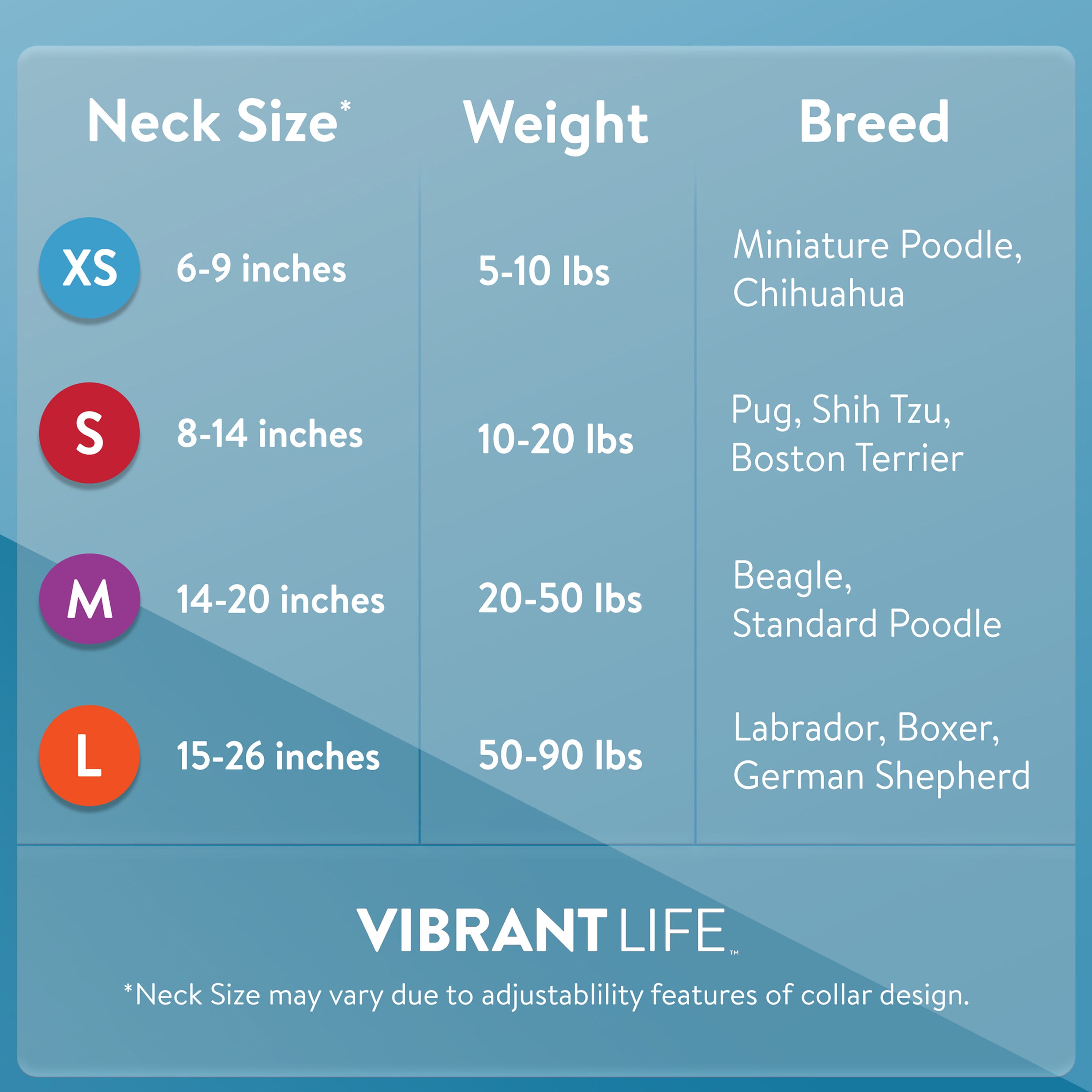 Vibrant Life Polyester Adjustable Dog Collar, Coral, L