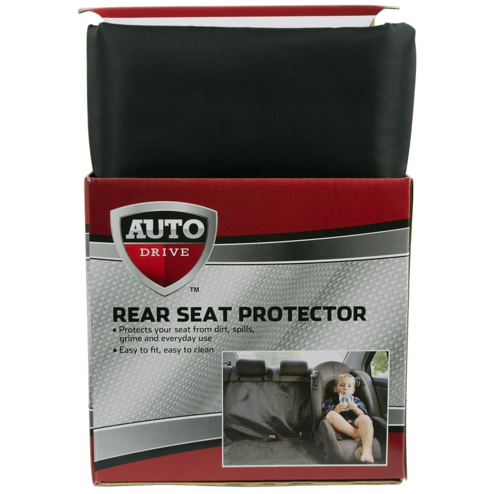 Auto Drive Water Resistant Rear Bench Seat Protector, Black Walmart