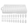 thumbnail image 1 of 240pcs Transparent Nail Tips Fake Nail Extension Patch DIY Nail Art Artificial Fake Nail, 1 of 5