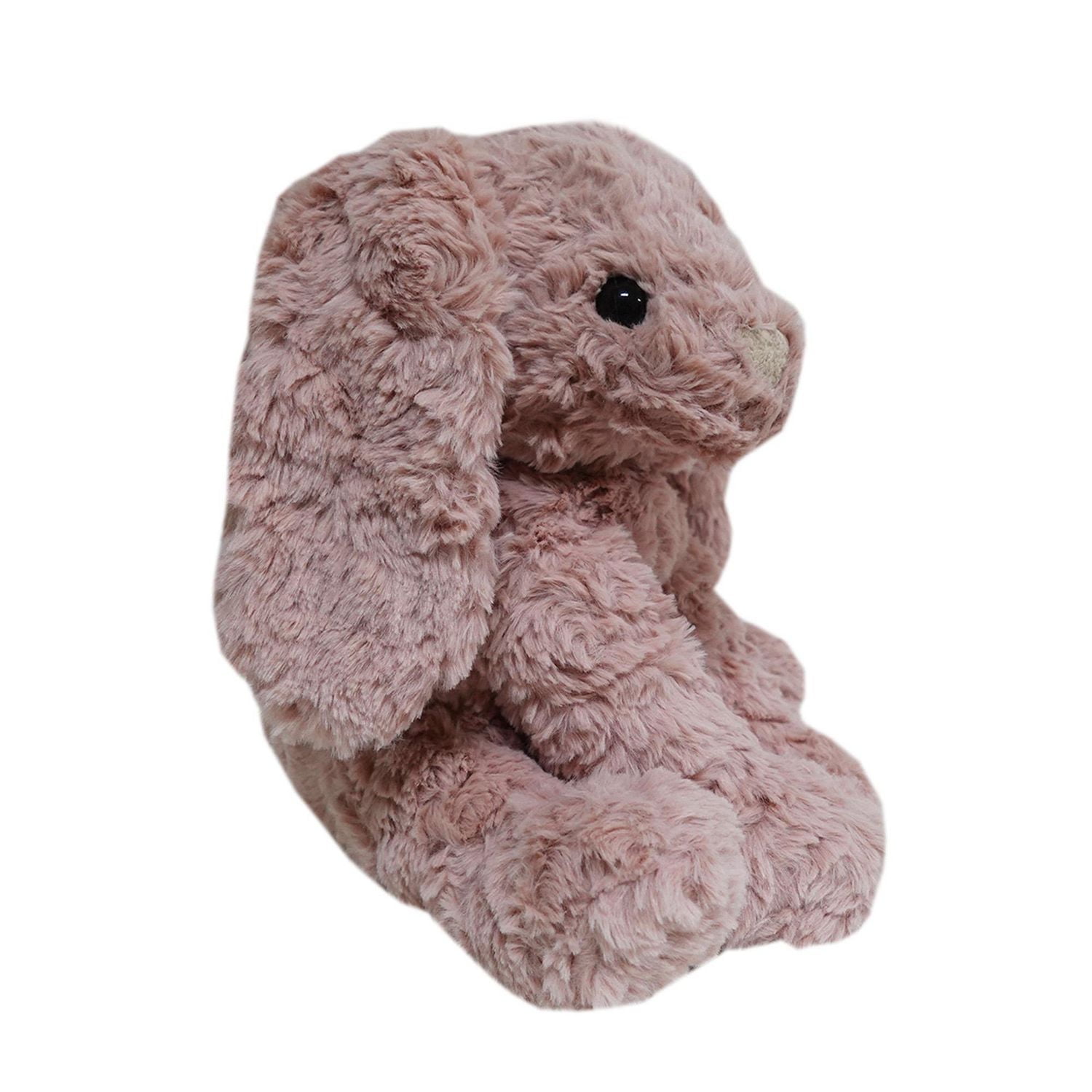 Way To Celebrate Easter Plush 10inch Medium Curly Bunny Pink plush