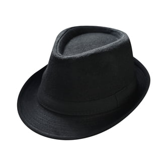 Big Wide Brim Fedora Hats for Women Men Western Suede Hats  display picture 1