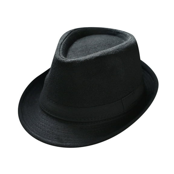 iHPH7 Panama Hat Wide Brim Fedora Hats for Women Dress Hats for Women Mens Fedora Hats Wide Brim Hats for Women, Black One Size