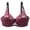 Wine, variant on Bras for Women Elegant Lace Bra for Women with Plus Size Support and Comfort Underwear Red 100C