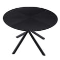 thumbnail image 2 of Round MDF Table with Cross Legs Design | For Relaxed Dining at Home | Guarantees a Solid and Reliable Surface, 2 of 3