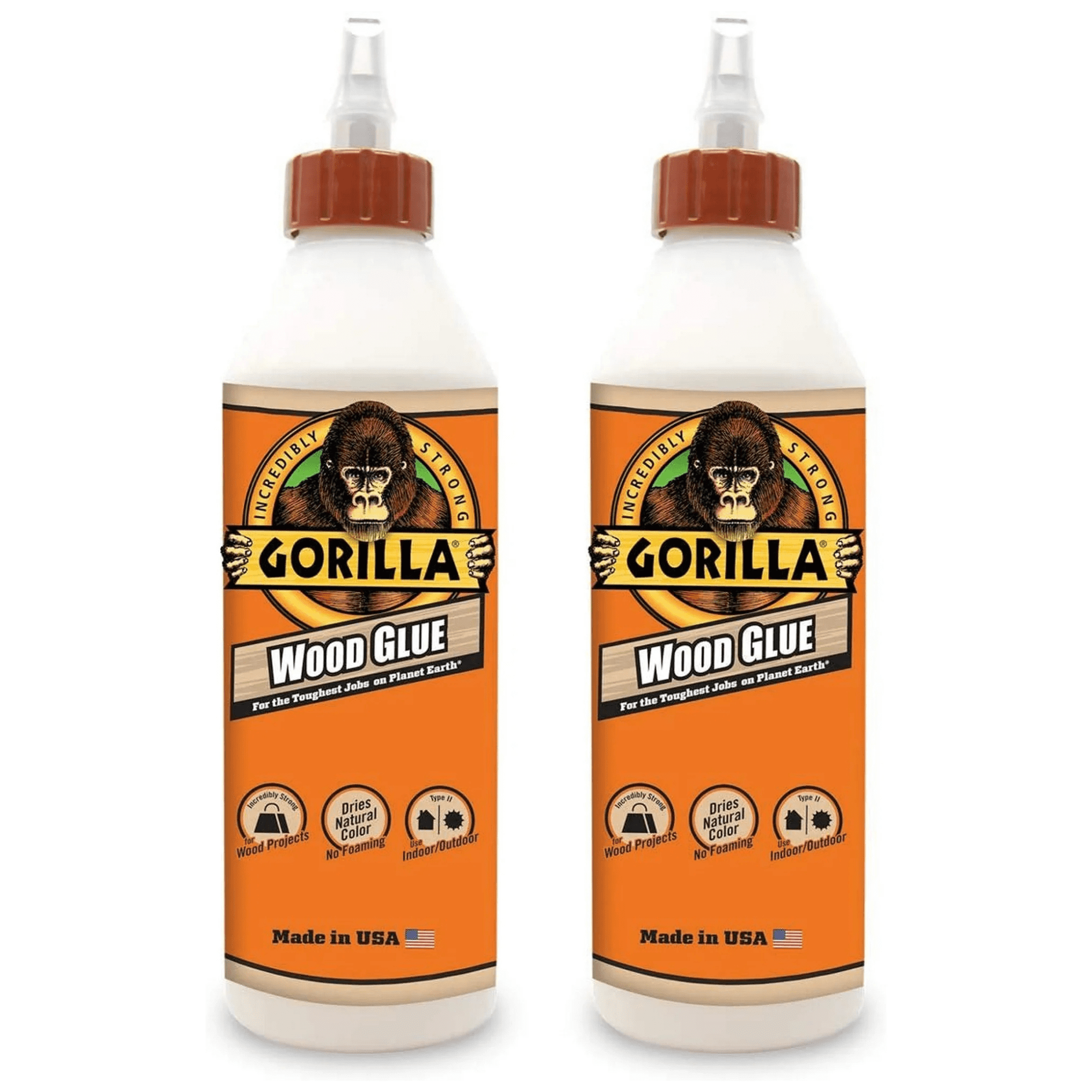 Gorilla Wood Glue: 128 oz. / 1 gallon bottle (White)