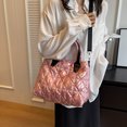 thumbnail image 3 of Bolso de mano informal para mujer bolso de mano suave nailon de Color sólido para viaje trabajo compras FLhrweasw Nuevo, 3 of 9