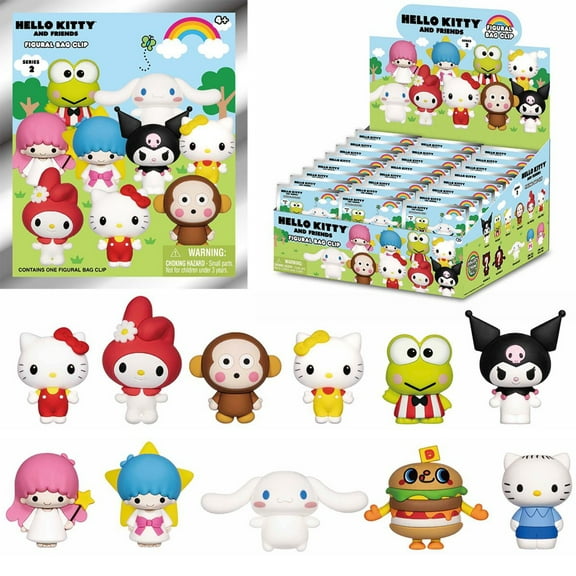 Hello Kitty 3D Foam Bag Clip in Blind Bag - Series 2, Monogram, Gifts