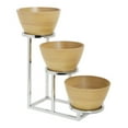 thumbnail image 3 of HUBERT® Chrome 3-Tier Buffet Stand For Bowls - 6"L x 15 7/10"W x 13"H, 3 of 3
