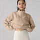 thumbnail image 5 of Chaqueta Corta de para Mujer con Dobladillo con Cordón Leche de Avena L, 5 of 8