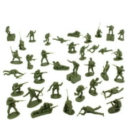 BMC WW2 Iwo Jima US Marines Plastic Army Men - 36 American Soldier Figures