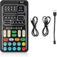 thumbnail image 1 of ZOUSSIQI Voice Changer, Multifunctional Mini Sound Card 8 Different Voice Changes Sound Effects Machine, 450mah 5V Professional Portable Audio Mixer, for PC Mobile Phone Computer Game(I9 CA919-32820, 1 of 9