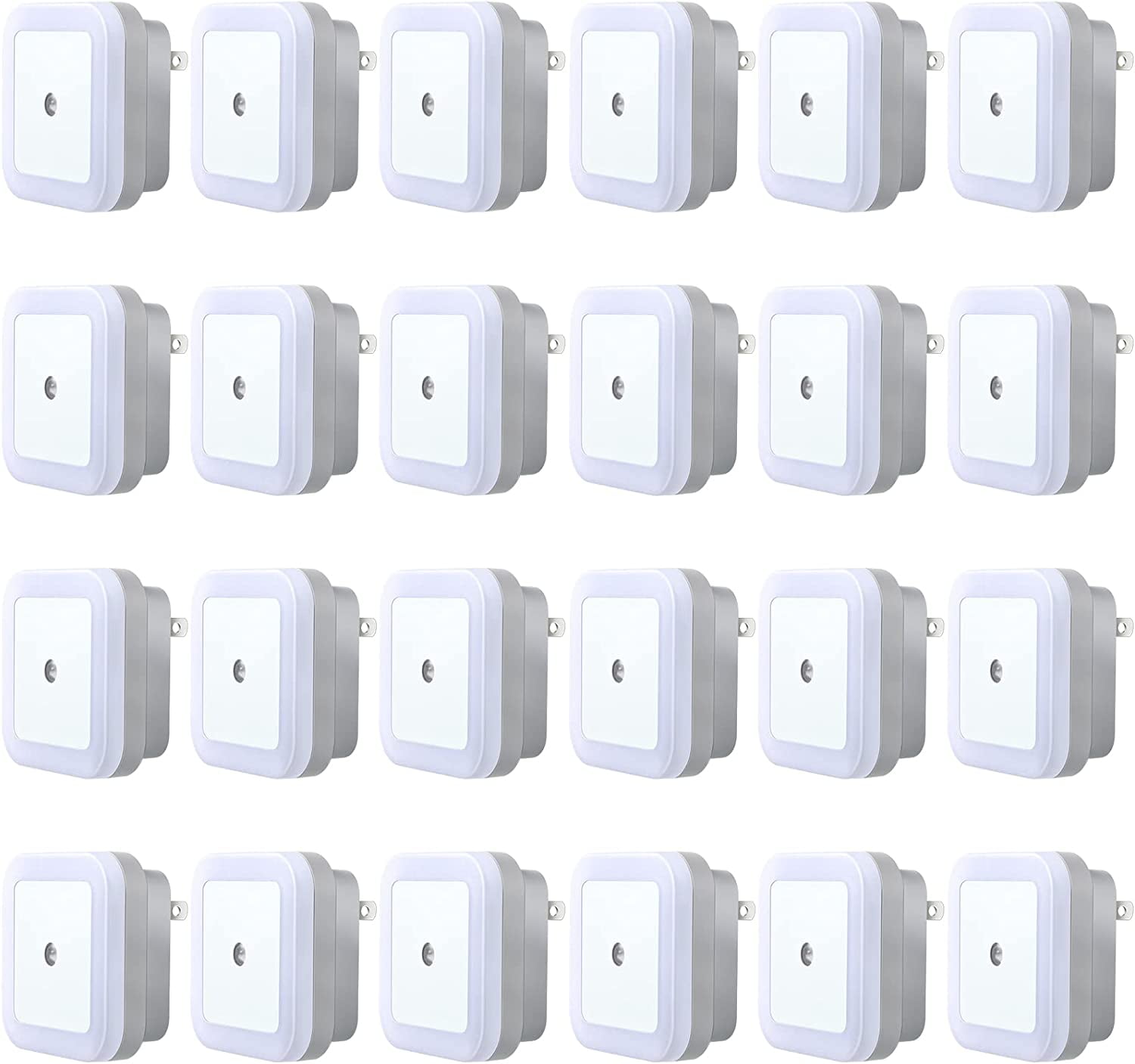 24 Packs LED Night Lights Plug Into Wall with Smart Dark Sensor