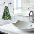 thumbnail image 5 of Yayeee Kitchen Hanging Hand Towels Set of 2 with Loop Bathroom Absorbent Tie Towel, Flourish Flowers Pattern, 5 of 7