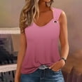 thumbnail image 2 of Plebaso Débardeur Dégradé Femme Sans Manches Col Rond T-Shirts Tee Décontracté Imprimé 2025 Ample Mode T-Shirts, 2 of 5