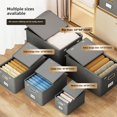 thumbnail image 3 of Maximize Home Space with Ultra-Large Foldable Cationic Storage Box: Flip-Top Lid for Easy Access, Durable Material for Clothes/Books Organization, Lightweight & Portable for Wardrobe or Travel Use –, 3 of 6