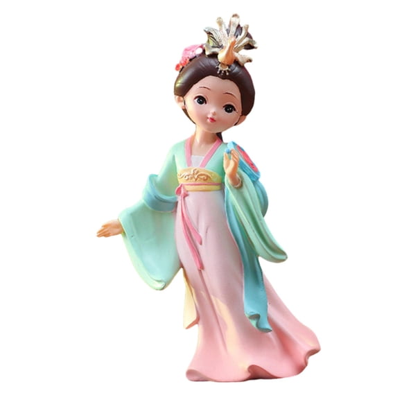 fastboy Chinese Beauty Statue Collectible Lady Sculpture for Room Shelf Party Living Yang Guifei Yang Guifei