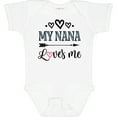 thumbnail image 3 of Inktastic My Nana Grandma Loves Me Girls Girls Baby Bodysuit, 3 of 5