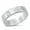 Silver 5MM, variant on Sterling Silver 5 MM Flat Hammered Band Ring Size 5